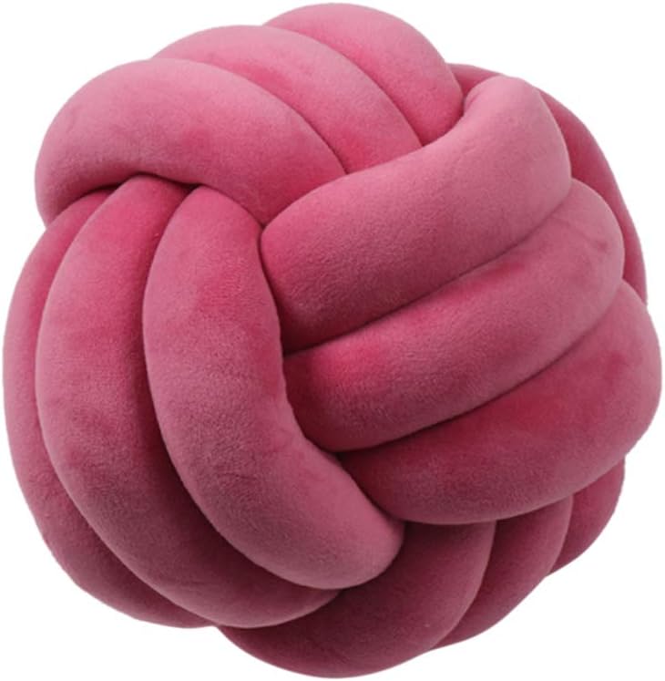 Dinfoger Soft Knot Ball Cushions Bed Stuffed Pillow Home Decor Cushion Ball Plush Throw with Black 13: Home & Kitchen