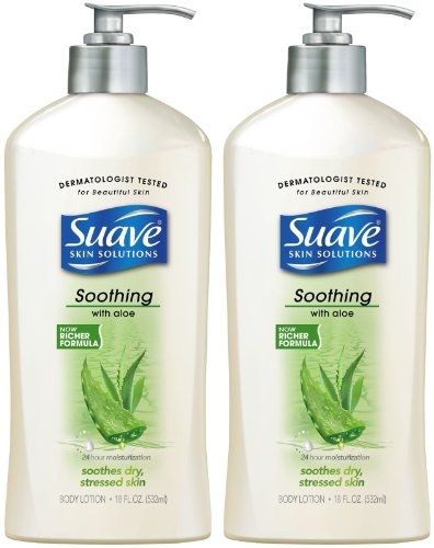 Suave Body Lotion - Soothing with Aloe - 18 oz - 2 pk