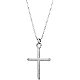 Sterling Silver Cross Pendant Necklace, Cross Necklace, Cross Pendant, Christian Necklace, Religious Jewelry, Faith Necklace, Silver Necklace, 925 Silver Jewelry, Handmade Jewelry