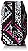 Vera Bradley Women's Cotton Large Zip Cosmetic Makeup Organizer Bag, Northern Stripes, One Size
