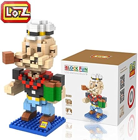 Amazon Loz ポパイダイヤモンドブロック おもちゃ トイ ブロック 簡単に組み立てブロック 9443 ブロック おもちゃ
