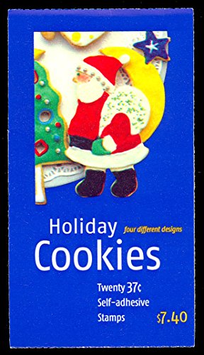Holiday Cookies Booklet of 20 37 Stamps Scott 3953-56