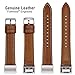 Fullmosa Fitbit Charge 2 Strap 12 Colors Fitbit Charge 2 Leather Band for Women Men, Brown