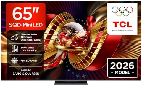 65C8L – Smart TV SQD‑Mini LED 4K HDR10+ da 65", 5.000nit