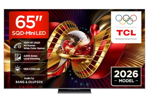 65C8L – Smart TV SQD‑Mini LED 4K HDR10+ da 65", 5.000nit