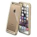 iPhone 6s Plus Case, Apple iPhone 6s Plus, ROOCASE [Gelledge] 360 Complete Coverage Full Body Slim Fit Protective [Clear Back Panel] [3H Built in Screen Protector] Cover Case iPhone 6 - Fossil Gold