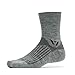 Swiftwick - Pursuit FOUR, Quarter-Crew Socks for Trail Running and Mountain Biking, Heather, Medium