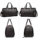 Men Leather Small Duffels Weekender Overnight Gym Business Bags For Men Travel