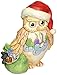 Enesco Jim Shore Heartwood Creek Mini Christmas Owl Figurine, 3.5-Inch