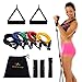 Wacces New Set of 5 Covered Resistance Bands with Door Anchor Great for Exercise