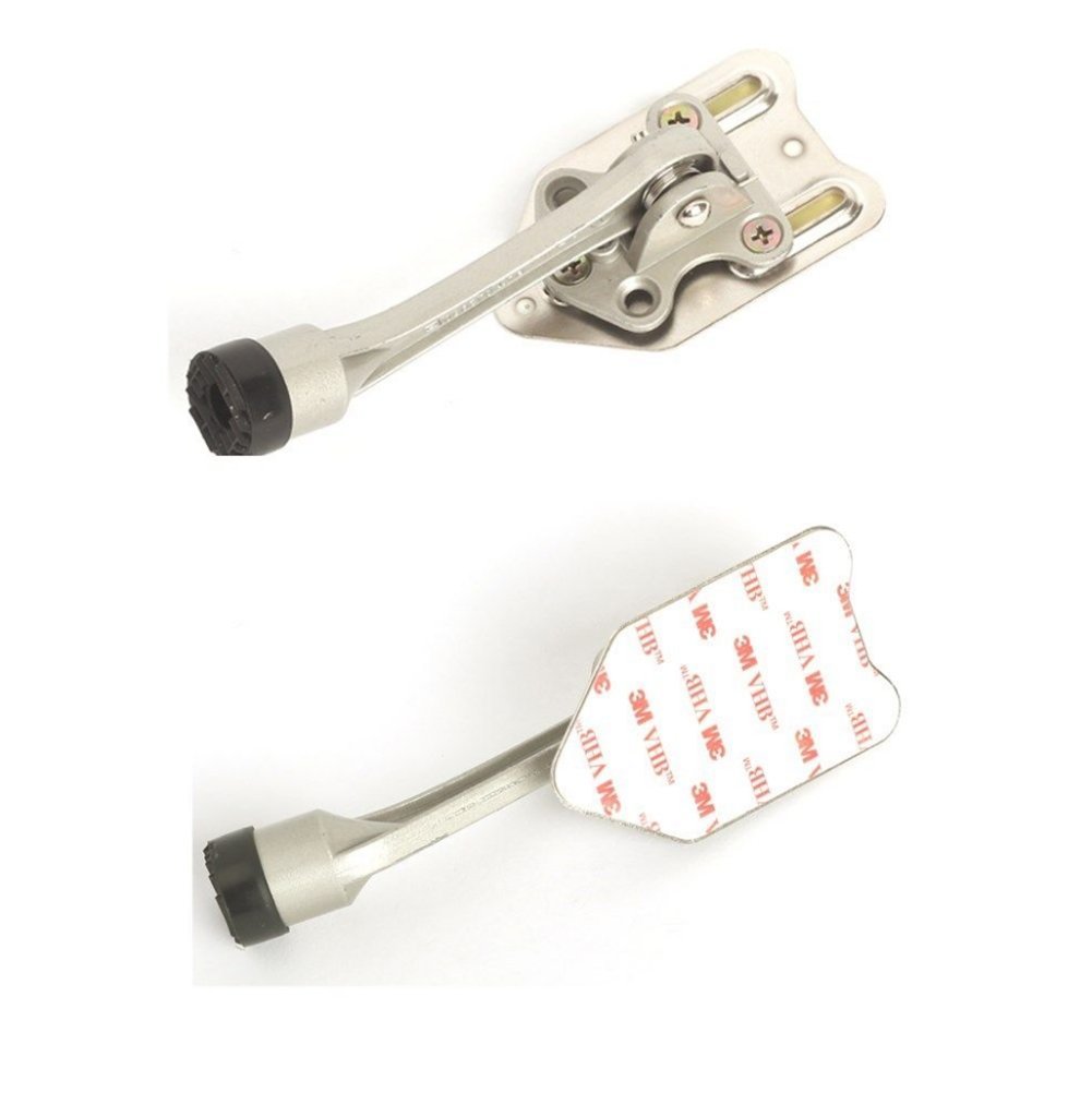 Auto Kick Down Door Stopper Alloyed Zinc and Rubber Door Stops Rubber