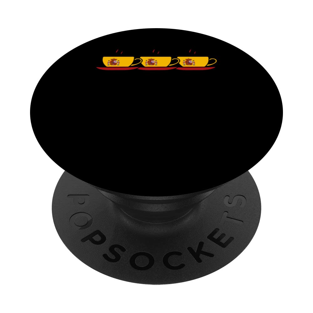 Cup of Coffee Spain Spain Spanish PopSockets Swappable PopGrip