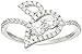 Amazon Collection 925 Platinum Plated Sterling Silver Pave AAA Cubic Zirconia Leaf with Swarovski 18