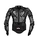 HEROBIKER Motorcycle Full Body Armor Jacket spine chest protection gear Motocross Motos Protector Motorcycle Jacket 2 Styles (XXXXXL, Black)