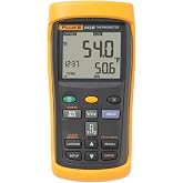 Fluke - FLUKE-54-2 B 60HZ 54-2 Dual Input Digital Thermometer with USB Recording, 3 AA Battery, -418 to 3212 Degree F Range, 60 Hz Noise Rejection
