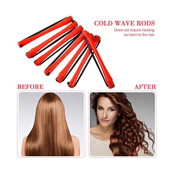 60-Pieces-Hair-Perm-Rods-Short-Cold-Wave-Rods-Plastic-Perming-Rods-Hair-Curling-Rollers-Curlers-with-Steel-Pintail-Comb-Rat-Tail-Comb-for-Hairdressing-Styling-Supplies-Red02-Inch 60 Pieces Short Hair Perm Rods Cold Wave Rods Plastic Perming Rods Hair Curling Rollers Curlers with Steel Pintail Comb…