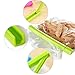 CoZroom Food Bags Sealers, Bag Clips, Assorted Colors Food Savers, for Opened Food Bags, Cooking Bags, Children Snack Bags, Sturdy Plastic, Set of 12