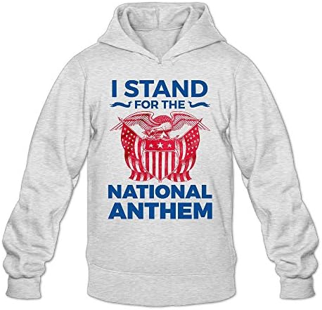 Chewing Gum I Stand For The National Anthem Men's Hooded Sweatshirt Pullover Hoodie Fashion Athletic Sweatshirts