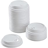 Karat C-KDL516-E 10-24oz Enclosure Lids - White (90mm) - (Case of 1000)