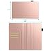 MoKo RFID Block Passport Holder Cover Travel Wallet for Men & Women - Rose Gold