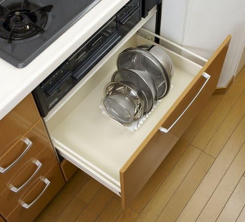 Amazon Belca キッチン収納 ボウルざるスタンド 幅34 奥行 3 高さ12 ホワイト Bzs キッチンツールスタンド オンライン通販