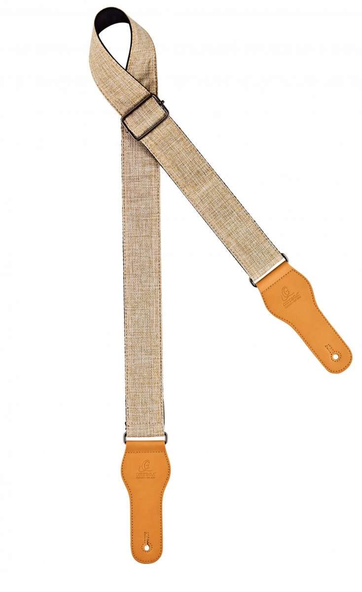 Ortega Guitars Adjustable Guitar Strap – Acoustic Guitar / Bass, Electric Guitar / Bass – Casual Series – Cotton, Bright (OCS-230)