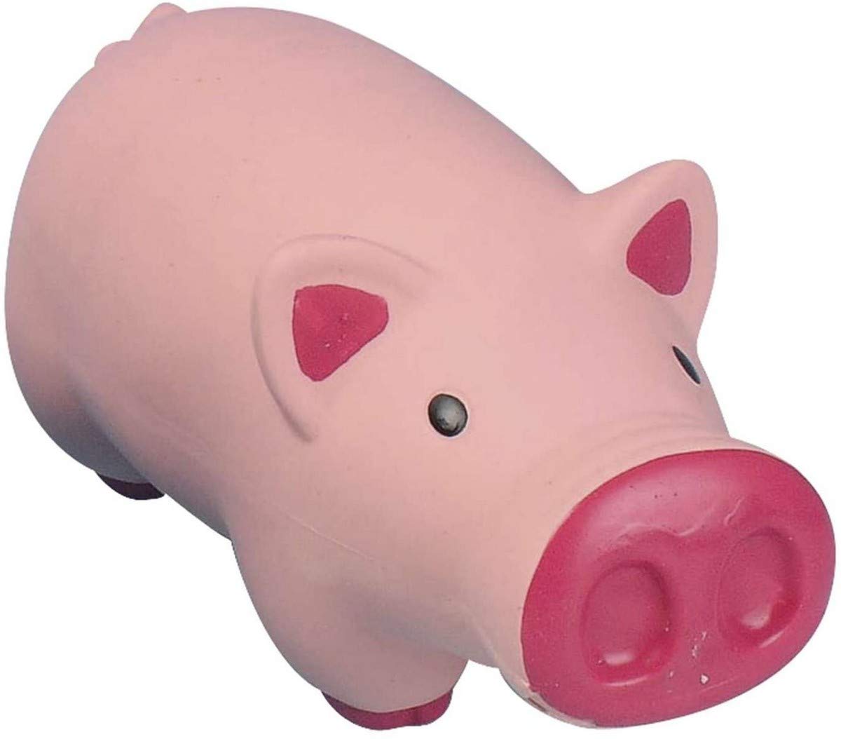 Dophin ICA DWL110 Latex Pig Toy with Sound for Dogs, 17.5 cm
