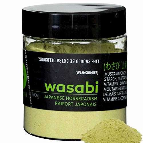 YOSHI Premium Wasabi Powder (Dried Horseradish), 50g (1.8oz) | Imported from Japan