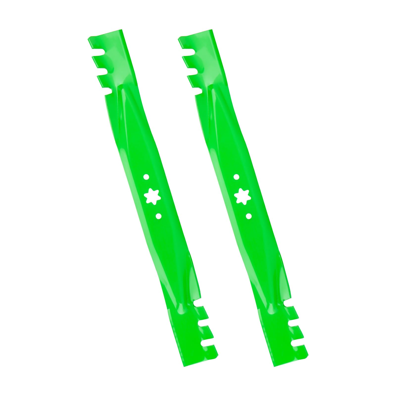 Photo 1 of Magorfas Lawn Mower Blades Toothed Mulching 42 inch Deck Fits for 942-04308-X 942-04308 942-0616 742-0616 942-04126 for Cub Cadet RZT-42 XT1 XT2 LTX1040 Craftsman T1000 T1100 T1200 PYT9000, 2 Pcs