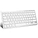OMOTON Ultra-Slim Bluetooth Keyboard for Samsung Galaxy Tab S6/S5e/S4/S3/S2, Galaxy Tab A 10.5/10.1/9.7/8.0/7.0, Galaxy Note Series, Nexus 9/ Nexus 7, and Other Bluetooth Enabled Devices, White primary