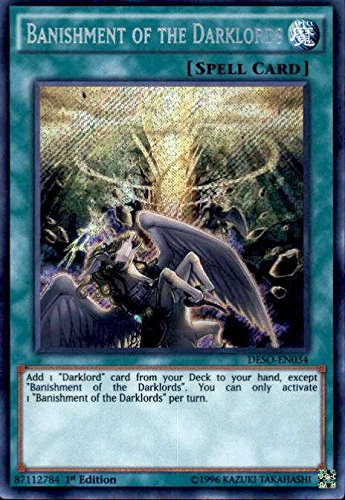 Yu-Gi-Oh! - Banishment of the Darklords (DESO-EN034) - Destiny Soldiers - 1st Edition - Secret Rare