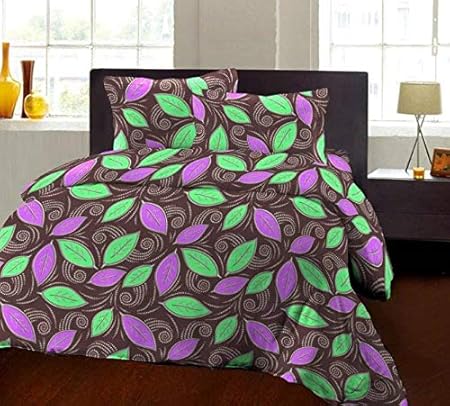 Bombay Dyeing Epigram Cotton Double Bedsheet with 2 Pillow Covers- Multi