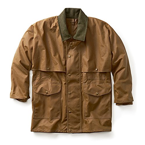 Filson 10002 Extra Long Tin Cloth Packer Coat - Tan (Large) - Thumbnail 3