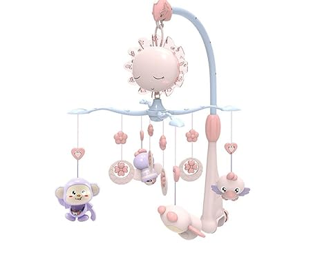 infantino cot mobile pink