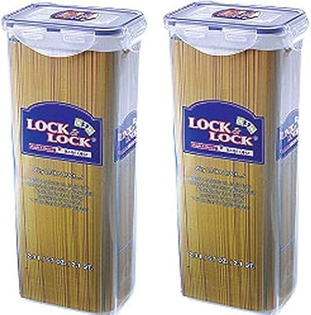 Lock & Lock HPL819 - Recipientes para pasta (2 L, 2 unidades): Amazon.es: Hogar