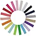 QingHan Baby Girl Ribbon Lined Single Prong Clips For Hair DIY 20 Colors X2
