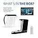Aquasana Clean Water Machine, Powered Water Filter Pitcher, Filters 320 gallons, Black