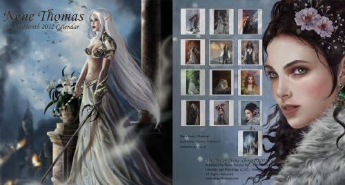 Nene Thomas Fantasy Fairy Art Wall Calendar 2012