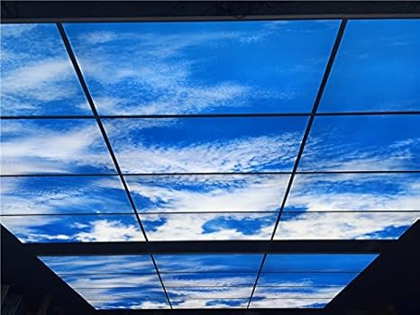 Led Sky Ceiling Panel Light 1200x600mm Size 48wattage Natural