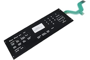 DG34-00020A Range Membrane Switch Touchpad Overlay,Compatible with Samsung Stove Oven,Replacement for AP5623392, PS4240764 fo