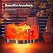 LEVOIT Aria Himalayan Salt Lamp, Pink Rock Large Crystal Natural Himilian Gift Night Light (ETL Certified) Touch Dimmer, 8.5lbs