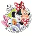 9 Inch MINNIE MOUSE Red BOW Mickey Removable Wall Decal Sticker Art Disney Home Decor 6 inches wide by 9 inches tall