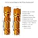 J5 Tactical J5 V1 Pro Hunter Orange Tactical Flashlight - The Original 300 lm Ultra Bright, LED Mini 3 Mode Flashlight, Hunter Orange…