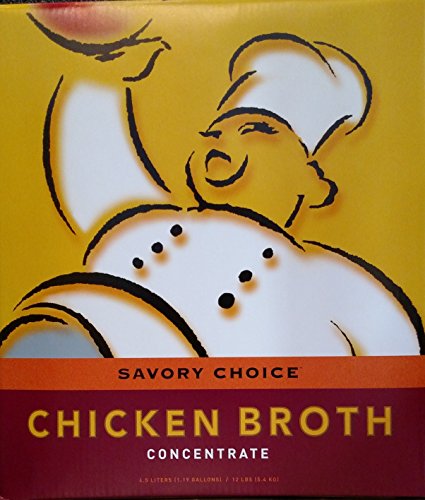 Savory Choice Chicken Broth Concentrate - 4.5 Liter (1.19 Gallons) - 20x Conc.
