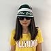 Yuanhe Green Poker Casino Visor - 5 Pack Las Vegas Dealer Costume Hat
