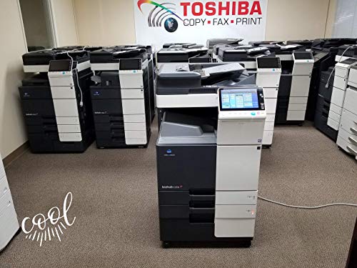 Konica Minolta Bizhub C258 Color Copier Printer Scanner Auto Doc Feeder- 25ppm Color/BW-2 Trays Universal Paper Size-Cabinet. (Certified Refurbished) - Thumbnail 3
