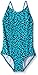 Kanu Surf Big Girls Shannon Leopard Print One Piece Swimsuit, Shannon Blue Leopard, 10
