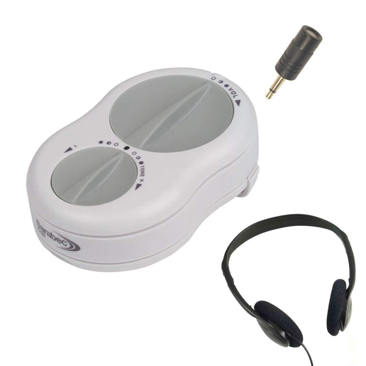 Crescendo 60/2 Portable Amplified Personal Listener - Over the Head Stereo Headset System