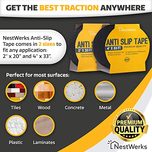 Anti Slip Tape Heavy Duty Grip Tape Roll and High Traction Non Slip