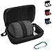 Hard EVA Travel Case for Sony XB10 Portable Wireless Speaker with Bluetooth Accompanied with a Carabiner by Pushingbest (Black)